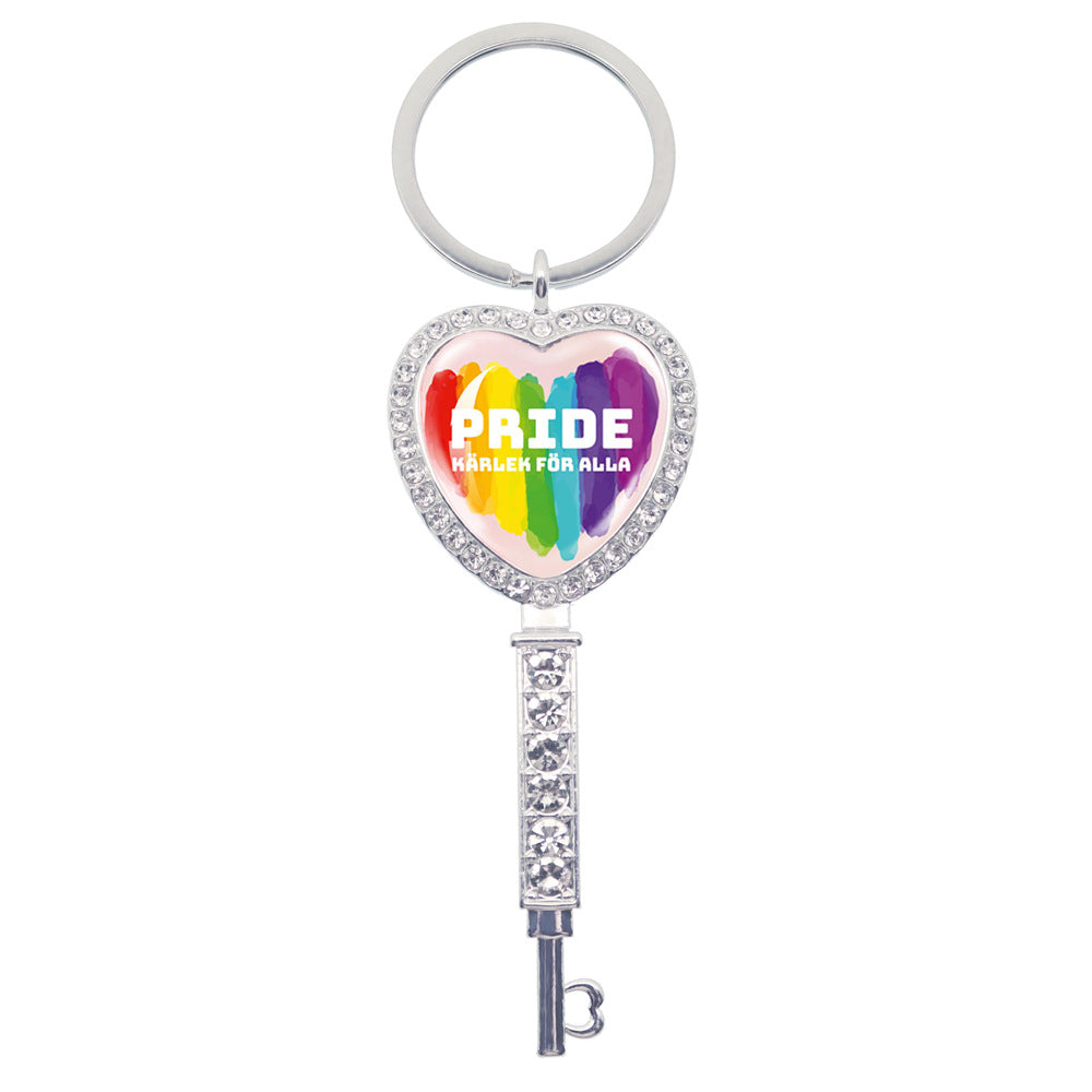 Wholesale LGBT Rainbow Love Metal Keychain